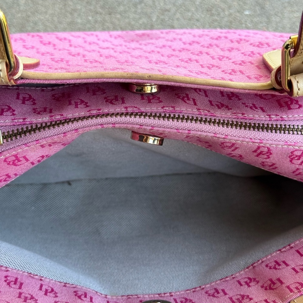 Authentic Dooney & Bourke Pink Tote Bag - Picture 16 of 16